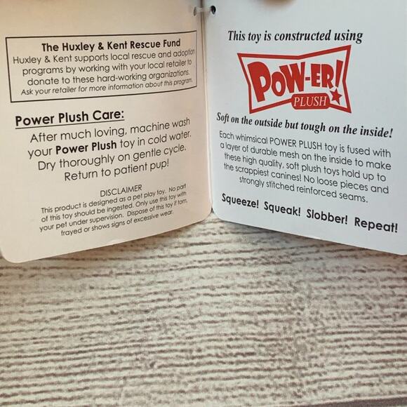 Lulubelles Dog Toy Plush Stuffed Pink & Black Champagne Bottle Squeaky NEW 13" - Picture 3 of 7